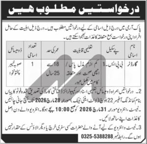 KPK 22 Baloch Anti Tank Jobs